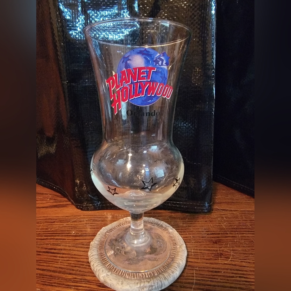 Planet Hollywood Orlando Hurricane Cocktail glass